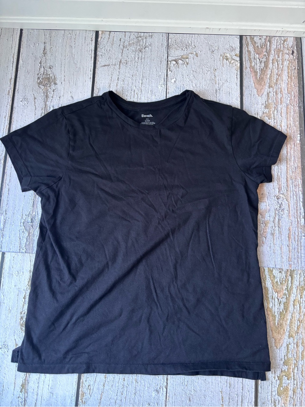 Bench Women's Black Short Sleeve Crew Tee